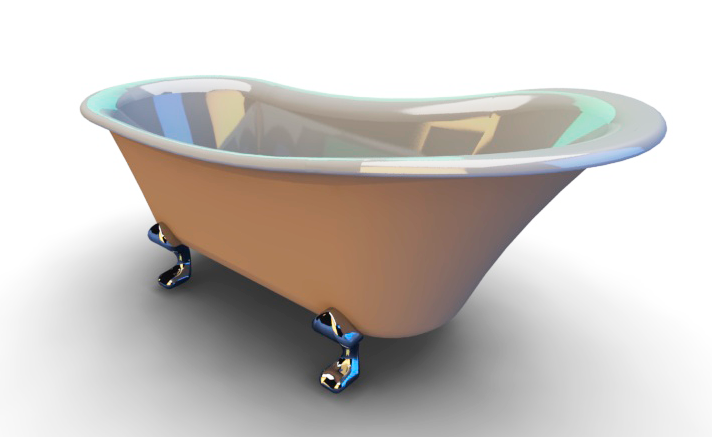 Ванна в классическом винтажном стиле Ванна в классическом винтажном стиле